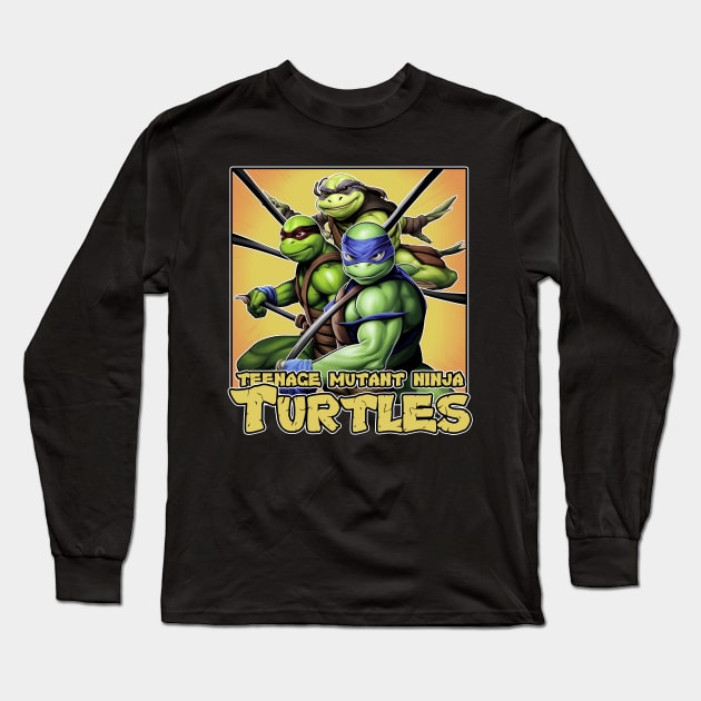 Teenage Mutant Ninja Turtles Long Sleeve T-Shirt by Brom Store